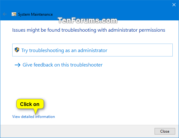 Run System Maintenance Troubleshooter in Windows-system_maintenance_troubleshooter-4.png