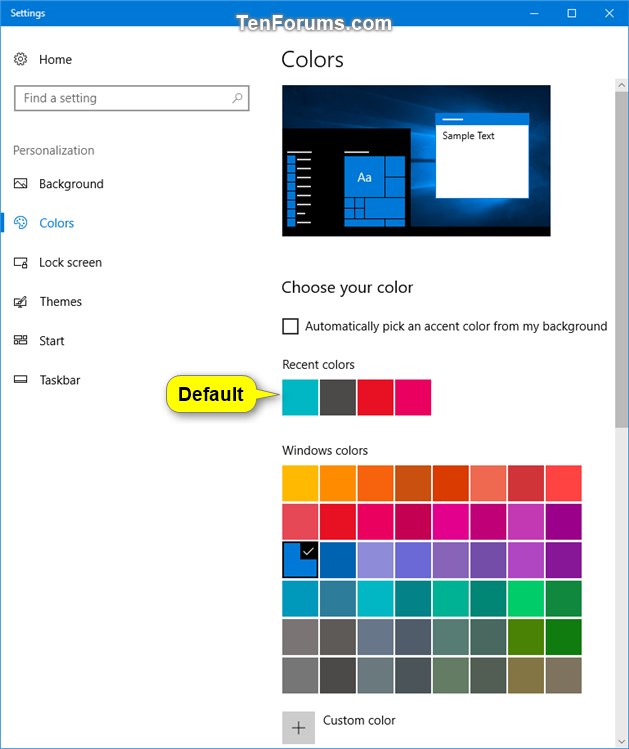 Clear Recent Colors History in Windows 10-recent_colors_in_windows10.jpg