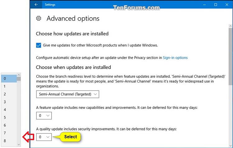 Windows Update - Defer Feature and Quality Updates in Windows 10-defer_feature_updates-4.jpg