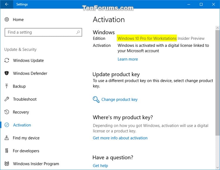 Upgrade Windows 10 Pro To Windows 10 Pro For Workstations Tutorials