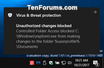 Add Protected Folders to Controlled Folder Access in Windows 10-controlled_folder_unauthorized_changes_blocked.png