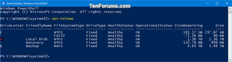 Format Disk or Drive in Windows 10-get-volume_in_powershell.jpg