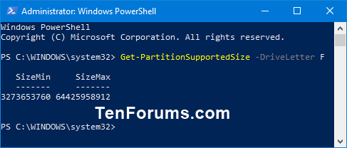 Extend Volume or Partition in Windows 10-extend_volume_in_powershell-2.png