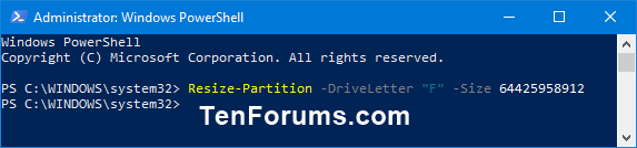 Extend Volume or Partition in Windows 10-extend_volume_in_powershell-3.png