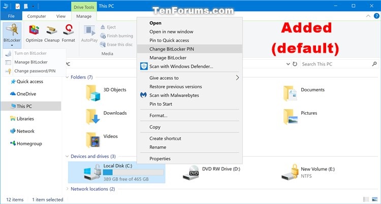Add or Remove Change BitLocker PIN Context Menu in Windows 10-change_bitlocker_pin.jpg