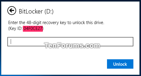 Unlock Fixed or Removable BitLocker Drive in Windows-unlock_with_recovery_key-2b.png