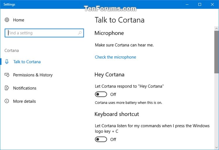 Create Cortana Settings Shortcut in Windows 10-cortana_settings.jpg