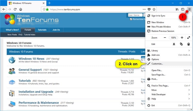 How to hide the search bar when in F11 ?, Firefox Support Forum