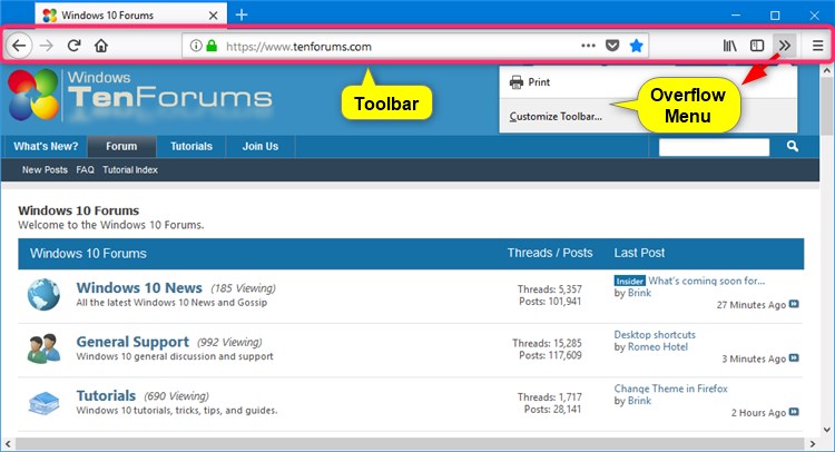 Add or Remove Toolbar Items in Firefox-firfox_toolbar.jpg