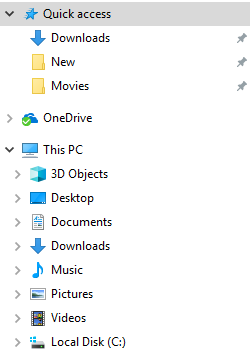 Add or Remove Duplicate Drives in Navigation Pane in Windows 10-before.png