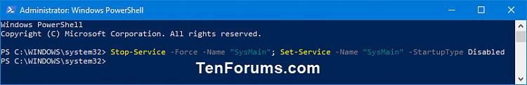 Enable or Disable SuperFetch (SysMain) in Windows-superfetch_powershell-2.png