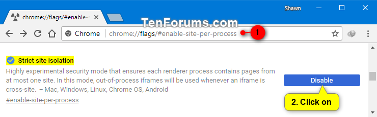 Enable or Disable Strict Site Isolation Mode in Google Chrome-disable_chrome_strict_site_isolation-1.png