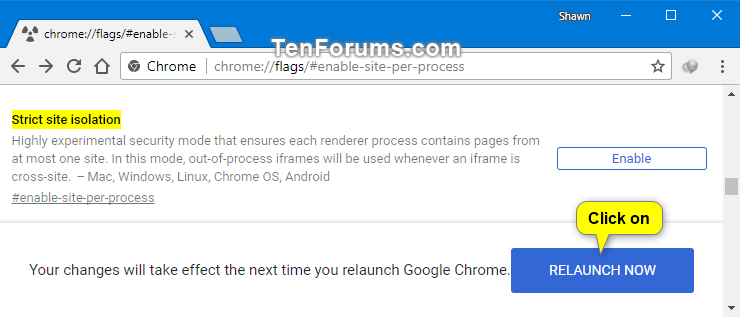Enable or Disable Strict Site Isolation Mode in Google Chrome-disable_chrome_strict_site_isolation-2.png