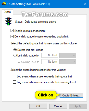 Set Disk Quota Limit and Warning Level for Specific Users in Windows-disk_quota_limit-3.png