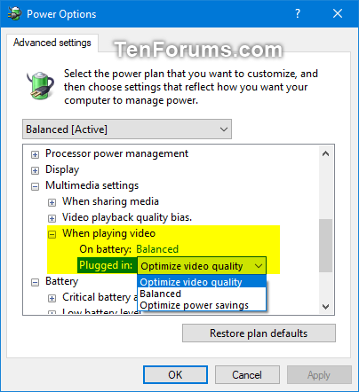 Add or Remove 'When playing video' in Power Options in Windows-when_playing_video_in_power_options.png