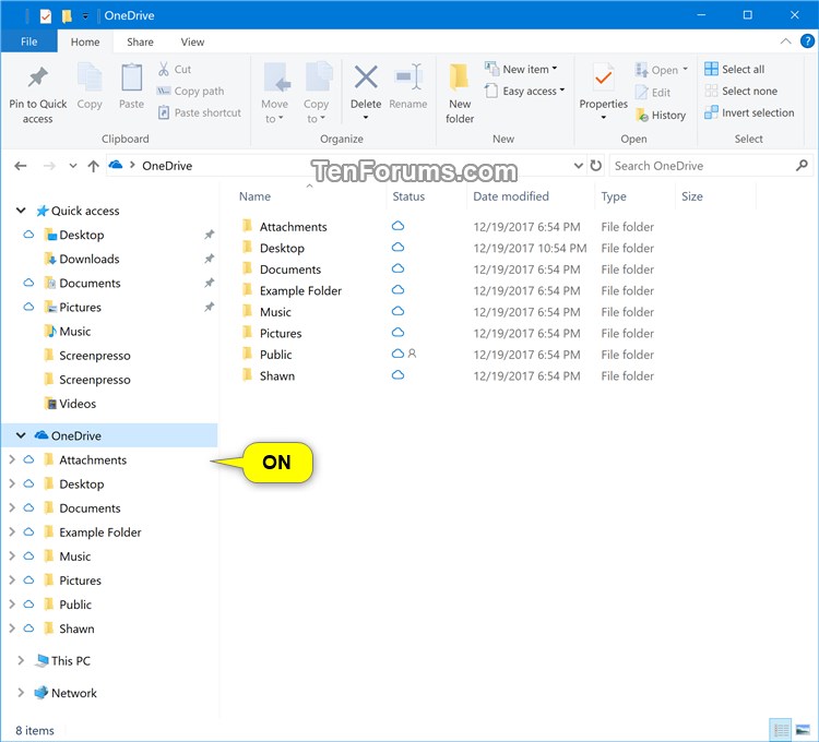 Turn On or Off OneDrive Cloud States for Navigation Pane in Windows 10-cloud_status_in_navigation_pane-.jpg