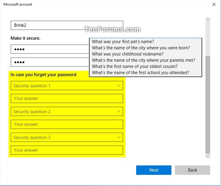 disable microsoft account prompt