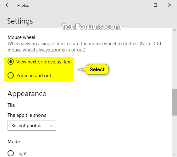 Change Default Action of Mouse Wheel for Photos app in Windows 10-photos_app_mouse_wheel_settings-2.png
