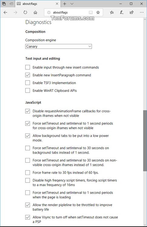 Change about:flags Settings and Features in Microsoft Edge-microsoft_edge_aboutflags_diagnostics-1.jpg