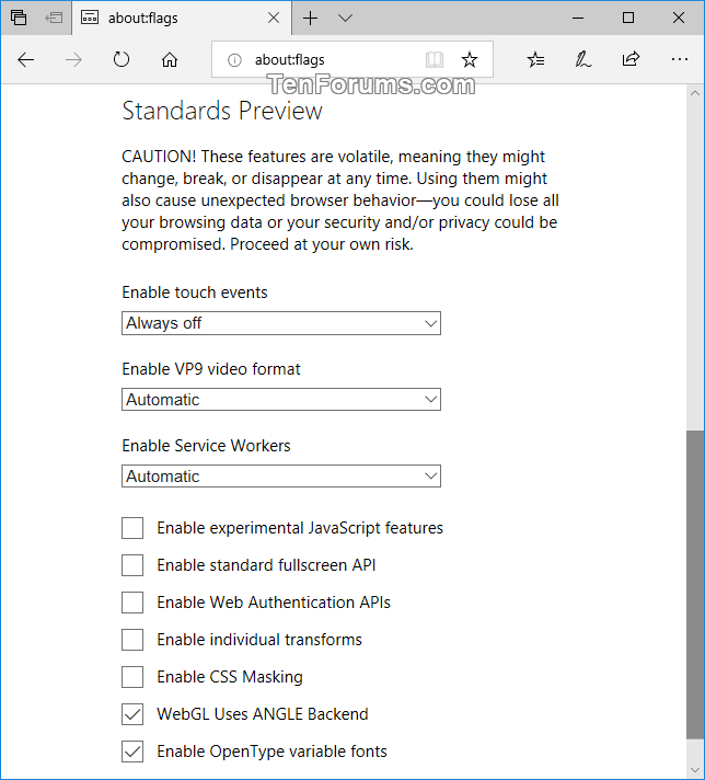 Change about:flags Settings and Features in Microsoft Edge-microsoft_edge_aboutflags-2.png