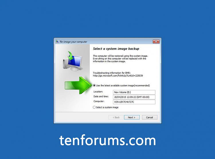 Troubleshoot Windows 10 failure to boot using Recovery Environment-select-backup.jpg