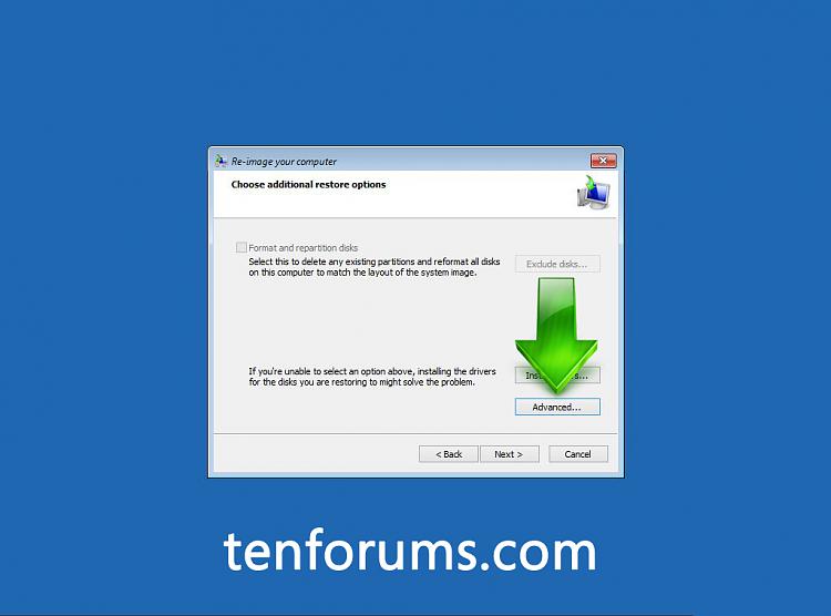 Troubleshoot Windows 10 failure to boot using Recovery Environment-click-advanced.jpg