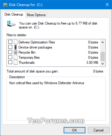 Check or Uncheck All Items in Disk Cleanup by Default in Windows 10-disk_cleanup_unchecked-2.png