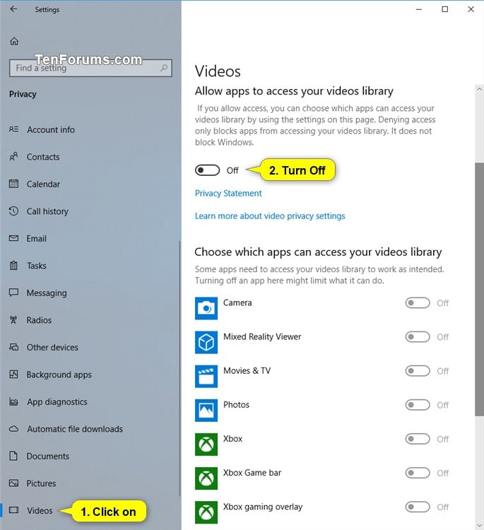 Allow or Deny OS and Apps Access to Videos Library in Windows 10-videos_library_access_for_apps-2.jpg