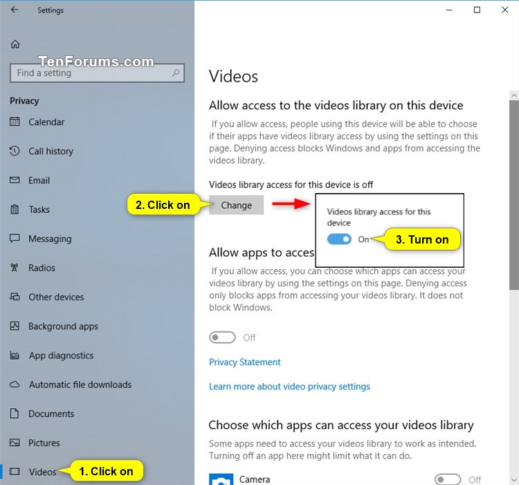 Allow or Deny OS and Apps Access to Videos Library in Windows 10-videos_library_access_for_device-1.jpg