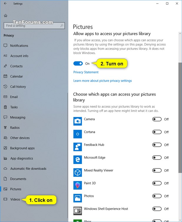 Allow or Deny OS and Apps Access to Pictures Library in Windows 10-pictures_library_access_for_apps-1.jpg