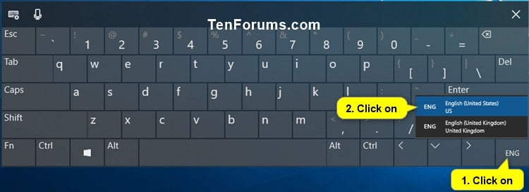 change keyboard layout windows 10