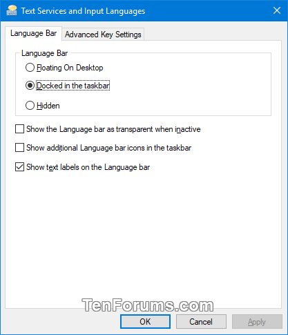 Create Text Services and Input Languages shortcut in Windows-text_services_and_input_languages-2.png