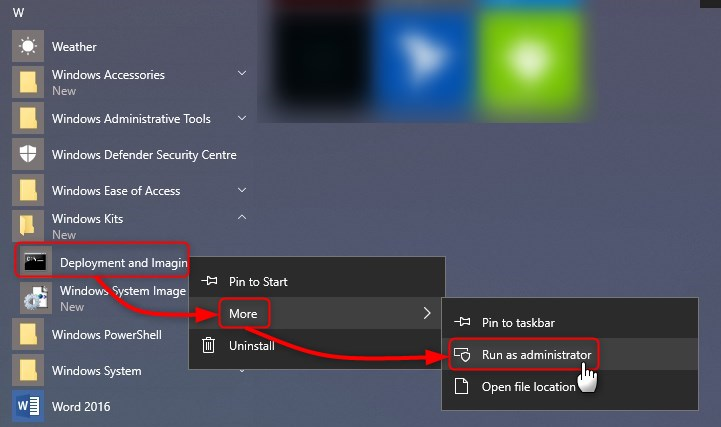 how to create a windows pe iso