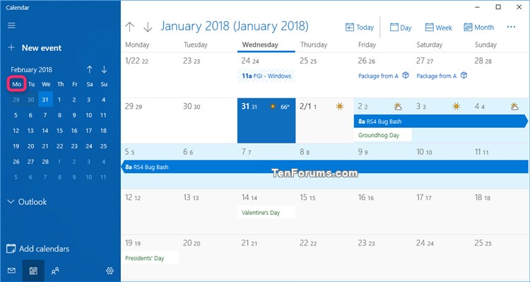 Change First Day of Week in Calendar app in Windows 10-monday.jpg