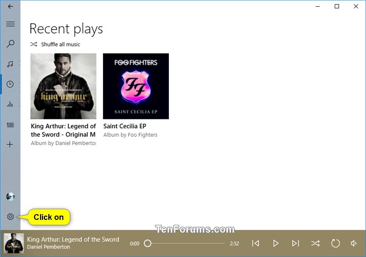 Set Now Playing Artist Art in Groove Music as Wallpaper in Windows 10-groove_music_display_artist_art-1.jpg