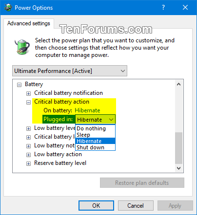 Change Battery Notification, Level, and Action Settings in Windows-critical_battery_action.png