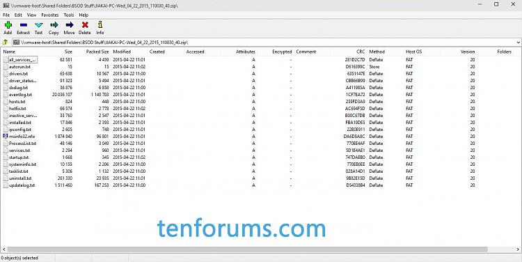 WinDBG - The Basics for Debugging Crash Dumps in Windows 10-opened-archive-no-dumps.jpg