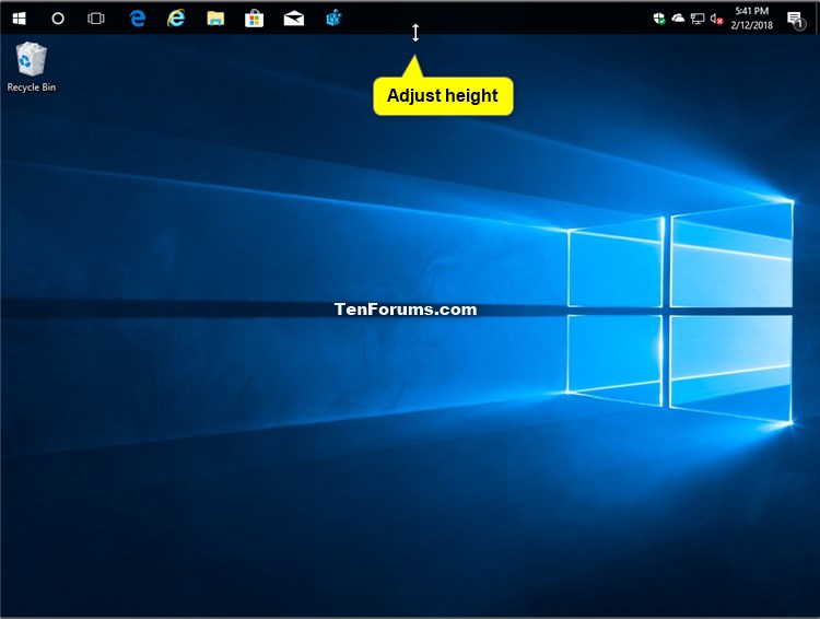 Change Height or Width Size of Taskbar in Windows 10-taskbar_size-3.jpg