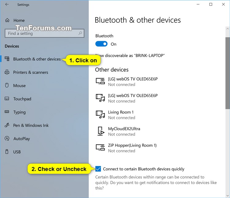 Turn On/Off Streamlined Pairing to Bluetooth Peripherals in Windows 10-connect_to_certain_bluetooth_devices_quickly.jpg