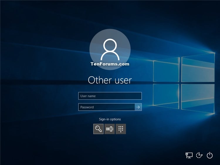 Do Not Display Last Signed-in User Name on Windows 10 Sign-in | Tutorials