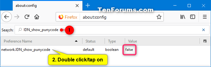 Enable or Disable IDN Punycode in Firefox Address Bar in Windows-firefox_idn_punycode-2.png