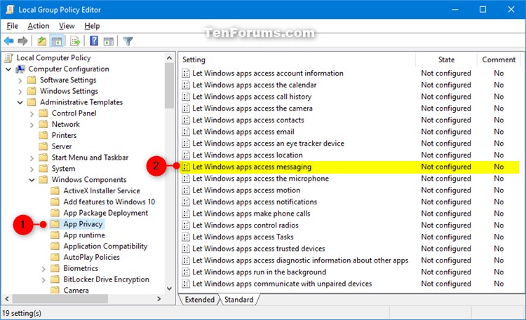 Allow or Deny OS and Apps Access to Messaging in Windows 10-messaging_access_for_apps_gpedit-1.jpg