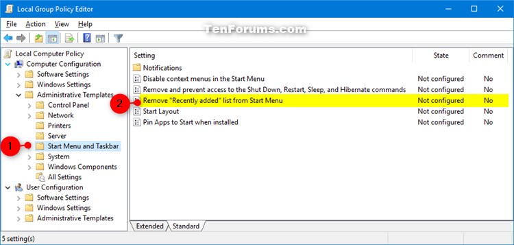 Enable or Disable Recently Added apps on Start Menu in Windows 10-recently_added_apps_list_in_start_menu_gpedit-1.jpg
