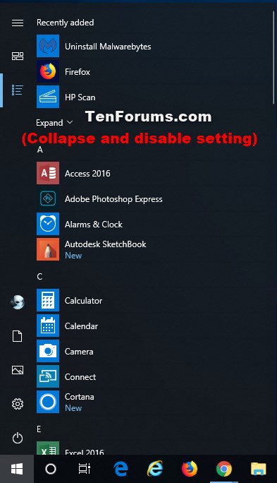 Add or Remove All Apps List in Start Menu in Windows 10-collapse_and_disable_setting-2.jpg