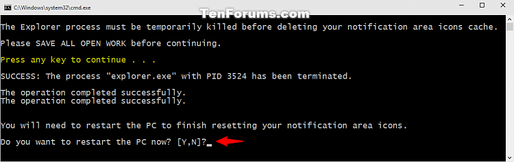 Reset Notification Area Icons in Windows 10-reset_notification_area_icons_cache_command-1.png