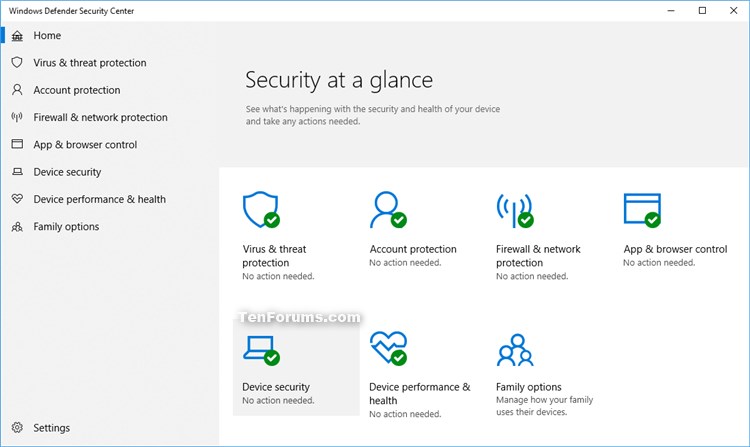 device security windows 10