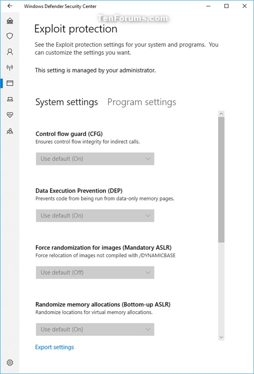 Enable or Disable Windows Defender Exploit Protection Settings-exploit_protection_settings-1.jpg