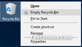Remove Empty Recycle Bin from Context Menu of Recycle Bin in Windows-recycle_bin_on_desktop.jpg