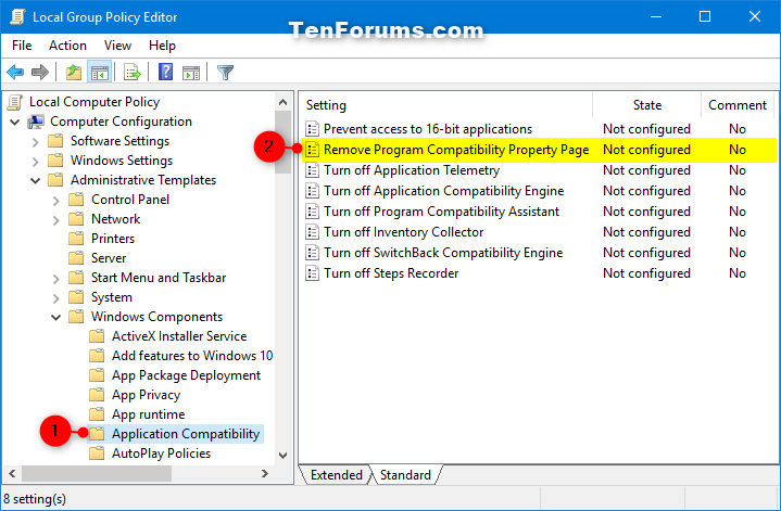 Add or Remove Compatibility Tab on Properties Page in Windows-compatibility_tab_in_property_page_gpedit-1.png