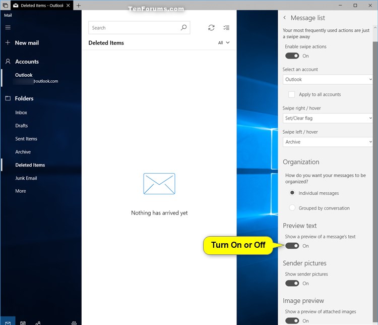 Turn On or Off Message Preview Text in Windows 10 Mail app-mail_message_list-2.jpg